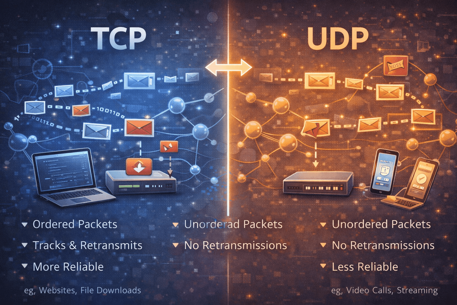 TCP vs UDP